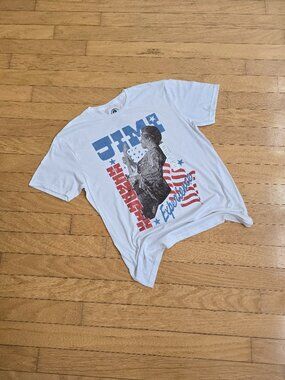 Jimi Hendrix Experience | Vintage Style White Short Sleeve T-shirt | Men's L
